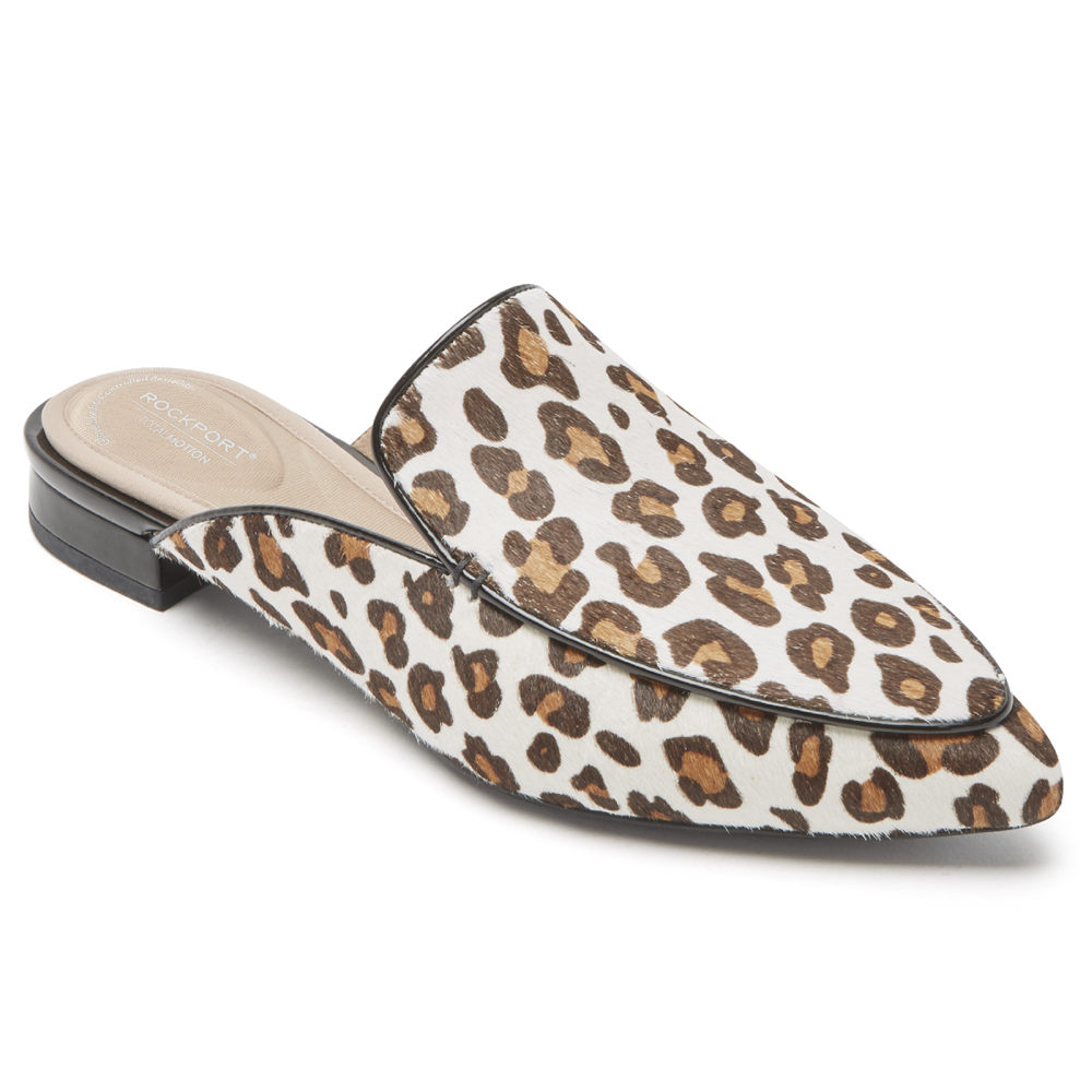 Slip-Ons Rockport Mujer Mexico - Total Motion Zuly Leopardo - UIGLF0345